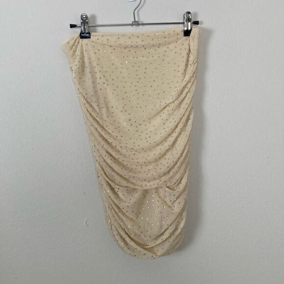 AFRM Rhinestone Ruched Skirt Size‎ Medium (H7) - Picture 3 of 10